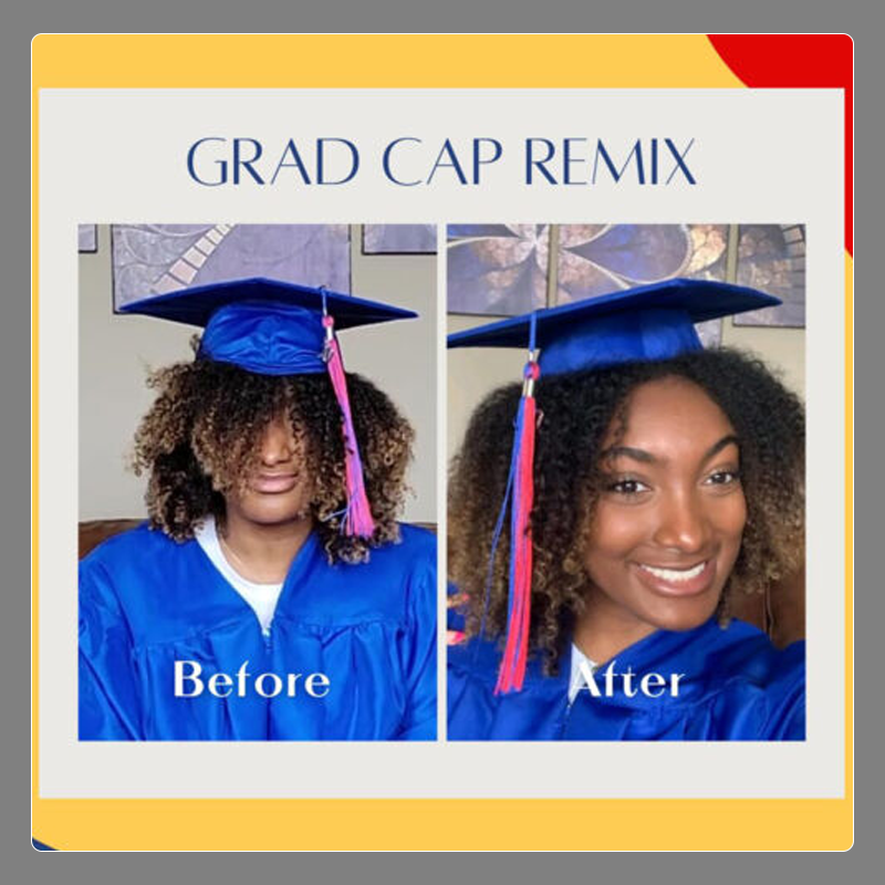 Graduation Cap Fixed Bracket